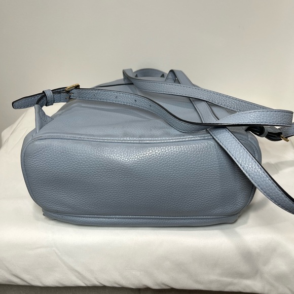 Michael Kors Blue Abbey Medium Backpack - Picture 5 of 8